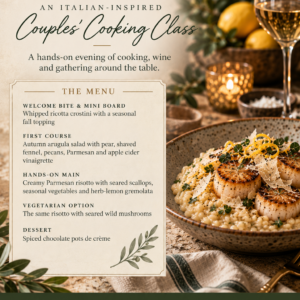 Table & Spice: Italian-inspired Cooking Class--Couples Edition